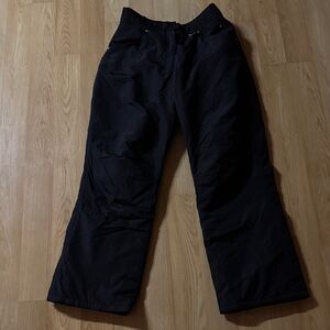 Slalom Size Large L black snow pants ski snowboard 33 34 35 x32” inseam